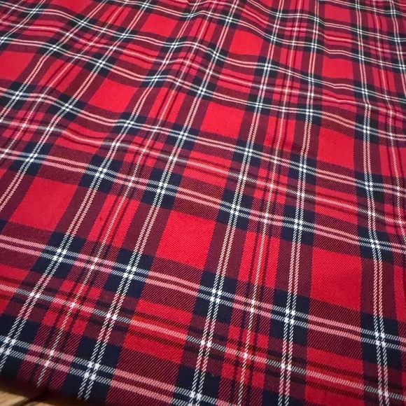 Draper James Angie Red Check/Plaid Ruffle Sleeve Shift Dress Women’s Size 2 - Picture 9 of 15